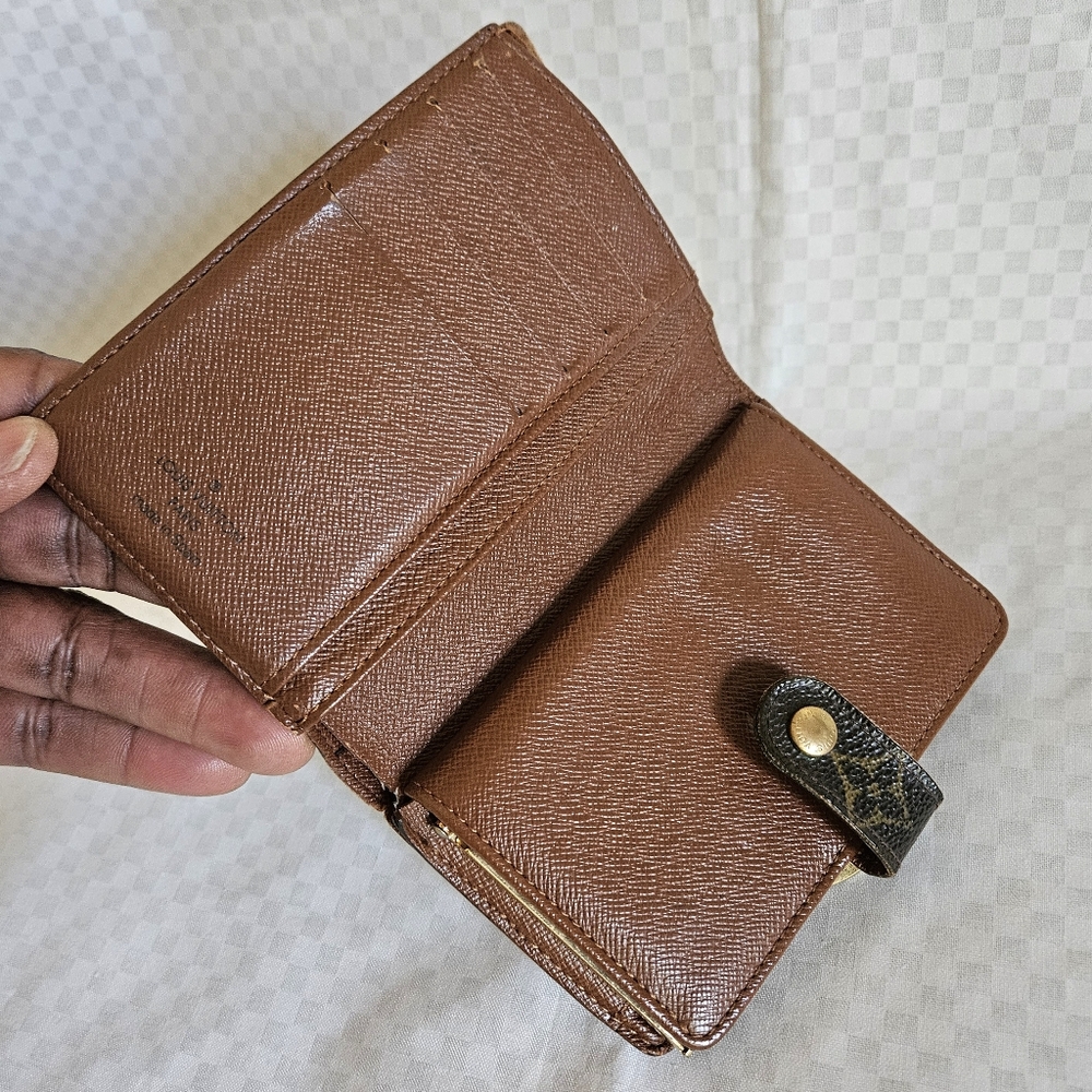 Louis Vuitton Monogram Brown and Gold Small Wallet - Picture 6 of 13